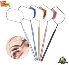 Stainless Steel Eyelash Extension Mirror – Long Handle Lash Grafting Tool