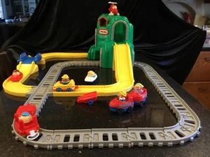 Little Tikes Peak Green Mountain Rail & ROAD Set 51 Teile 1991 Sammlerstück - Bild 1 von 16