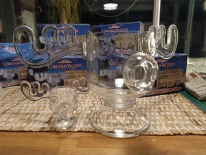 National Lampoon's Christmas Vacation GLAS Elch Becher Bowle Schüssel + 8 Elchtbecher - Bild 1 von 16