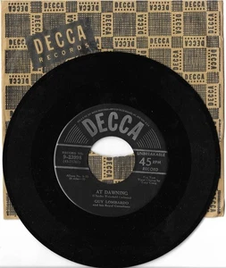 Guy Lombardo: "At Dawning" / "When Day Is Done" - VG+ '50 - plays Near Mint! - Picture 1 of 1