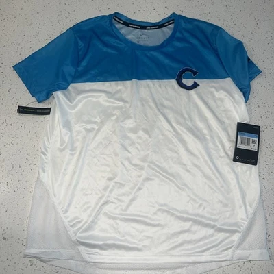 Nueva con etiquetas Camisa para mujer Nike DriFit 2019 Chicago Marathon Miler CK0743-100 talla mediana Foto 1 de 4