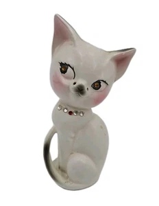 Banco de monedas de gato vintage, MCM, mediados de siglo - Imagen 1 de 19