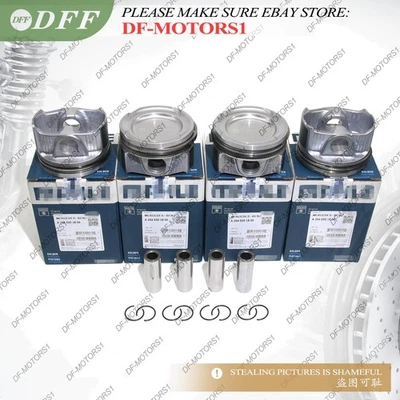 Conjunto de pistões e anéis de motor STD para Mercedes-Benz C300 E300 W205 W213 M264 2.0 - Imagem 1 de 4