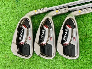 Ping G20 Iron Set 5-9+PW RH Ns Pro 950GH Stiff Flex Steel Yellow Dot G13670 - Picture 1 of 7