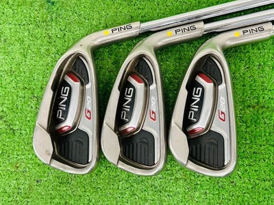 Ping G20 Iron Set 5-9+PW RH Ns Pro 950GH Stiff Flex Steel Yellow Dot G13670 - Image 1 of 4