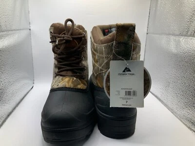 NUEVO CON ETIQUETAS Ozark Trail Hombres Botas de Nieve 7.Camo 3M Thinsulate Impermeable Invierno Barro Encaje  Foto 1 de 4
