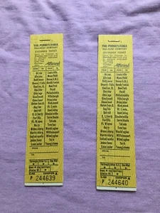 VINTAGE THE PENNSYLVANIA RAILROAD COMPANY EXCHANGE TICKET BOOK (BUYING ONLY 1) - Picture 1 of 4