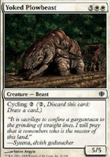 YOKED PLOWBEAST FOIL X4 4 4X Shards of Alara MTG Magic Cards DJMagic