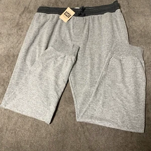 Hanes 1901 Men's XL French Terry Jogger Pants Lounge Grey - Picture 1 of 7