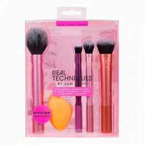Makeup Brushes Set  Real Techniques Foundation Smooth Blender Sponges Puff New - Picture 1 of 4