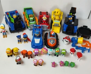 50 pc Paw Patrol Lot 7 Vehicles 29 Characters 12 Extra Back Pack & Duffle Bag - Picture 1 of 24