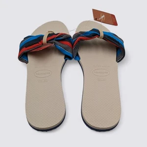 Havaianas St. Tropez Flip Flop Slip On Slides Size 7/8 - Picture 1 of 4