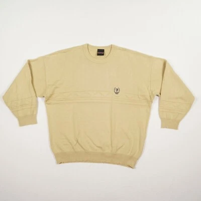 WESTBURY Vintage C&A Herren Pullover Gr 56/58 gelb Strickpullover Langarm Rundha - Bild 1 von 4