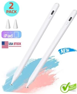 2pack For Apple Pencil Stylus iPad 10/9/8/7/6th-Air 5/4/3-iPad Pro 2018-2024 - Picture 1 of 12