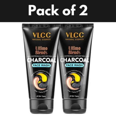 VLCC Ultimo Blends Charcoal Face Wash with Activated Charcoal & Aloe Vera 100ml - Image 1 of 4