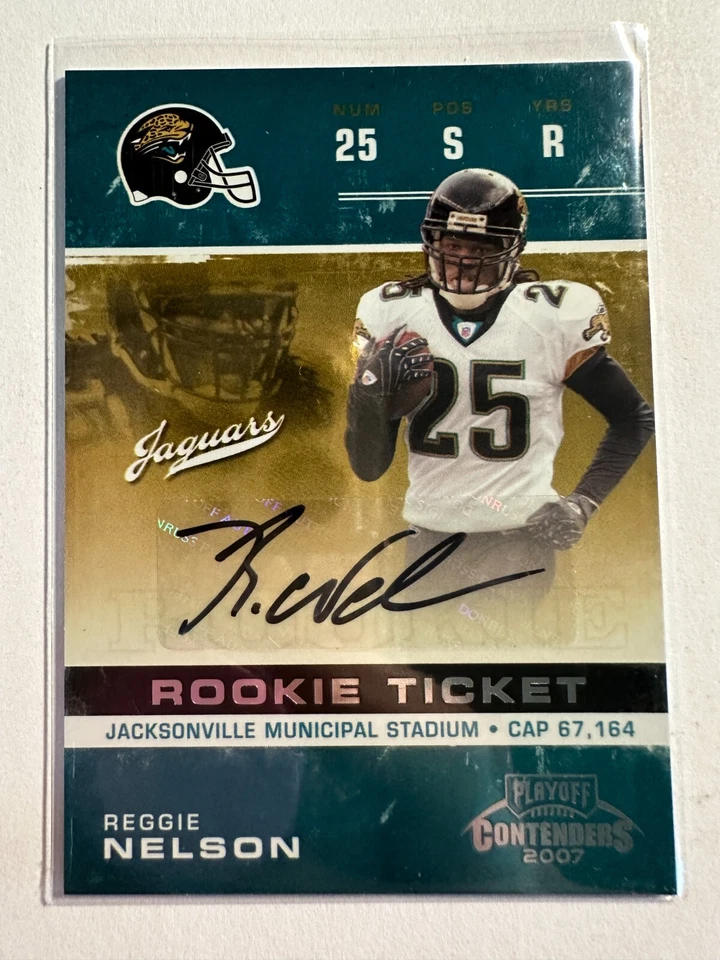 K100,342 - 2007 Playoff Contenders #212 Reggie Nelson Auto RC - Image 1 of 1