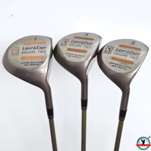 Square Two Ladies Light & Easy LPGA Driver 3 & 5 Wood Set Graphite Shafts RH - Picture 1 of 13
