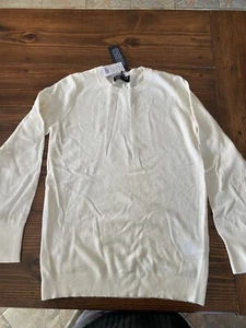 Suéter Banana Republic con hilo italiano fino Filpucci para mujer talla pequeña crema - Imagen 1 de 10