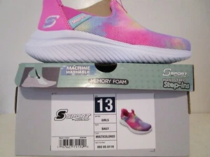 Zapatillas deportivas S de Skechers para niñas Baily manos libres multicolores talla 13 - Imagen 1 de 6