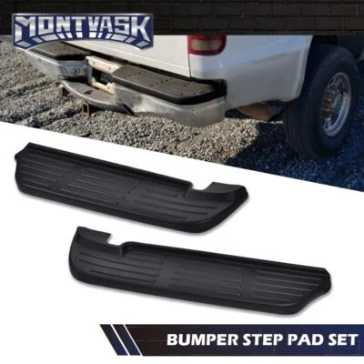 Fit For 99-07 Ford F-Series Super Duty Rear Bumper Step Pad Cover Pair Foto 1 de 4