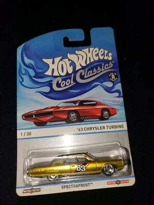 Hot Wheels 2013 Cool Classics #1/30 '63 Chrysler Turbine - Red Otto Card - Image 1 of 3