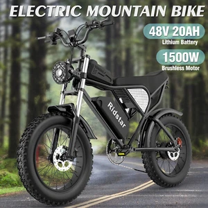 YVY 20" Electric Bike 1200W 48V 15.6Ah Adult Teen Off-road Trail Commuting ebike - Picture 1 of 7