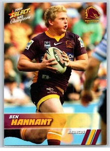 2008 Select NRL Champions Ben Hannant Brisbane Broncos #6 - Picture 1 of 2
