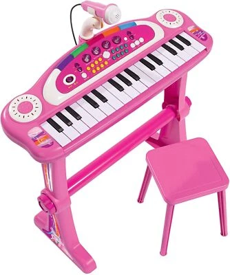 Simba 106830690 - My Music World Girls Standkeyboard, 31 Tasten, Licht & Sound - Bild 1 von 4