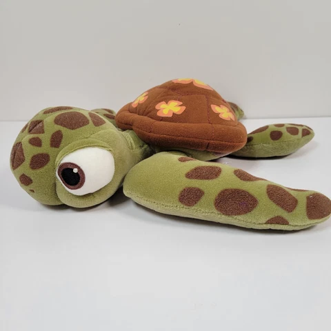 Disney Store Finding Nemo Squirt Kid Turtle 10” Plush Stuffed Animal Toy Cover