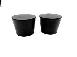 #6 Rubber Stopper No Center Hole, Tapered Plugs 1  1/32 To 1  1/8, 26mm To 29mm - Picture 1 of 12