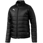 Puma Kinder Steppjacke Liga Padded Jacket Fußball Winter Übergang Jacke schwarz