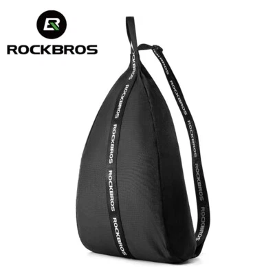 RockBros Motorcycle Helmet Bag Portable Backpack Storage Bag Net Pocket - Image 1 of 4