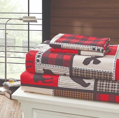 Virah Bella - Lodge Life - 4-Piece Sheet Set