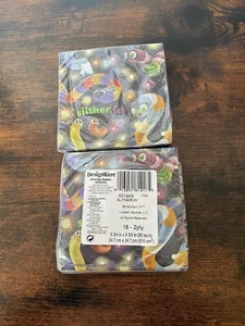 Lot of 2 Slither.io Slither 16 ct Beverage Napkins - Picture 1 of 1