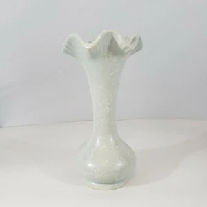 Vaso Shawnee Vintage Svasato Arruffato 2512 Finitura Spugna Splatter - Foto 1 di 7