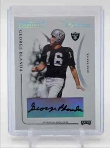 GEORGE BLANDA 2004 DONRUSS PLAYOFF PROOF PRIME AUTOGRAPH AUTO 032/110 - Picture 1 of 2