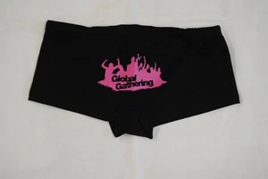 Global Reunión Negro Caliente Braguitas Ropa Boyfriend Nuevo Official Raro - Picture 1 of 3