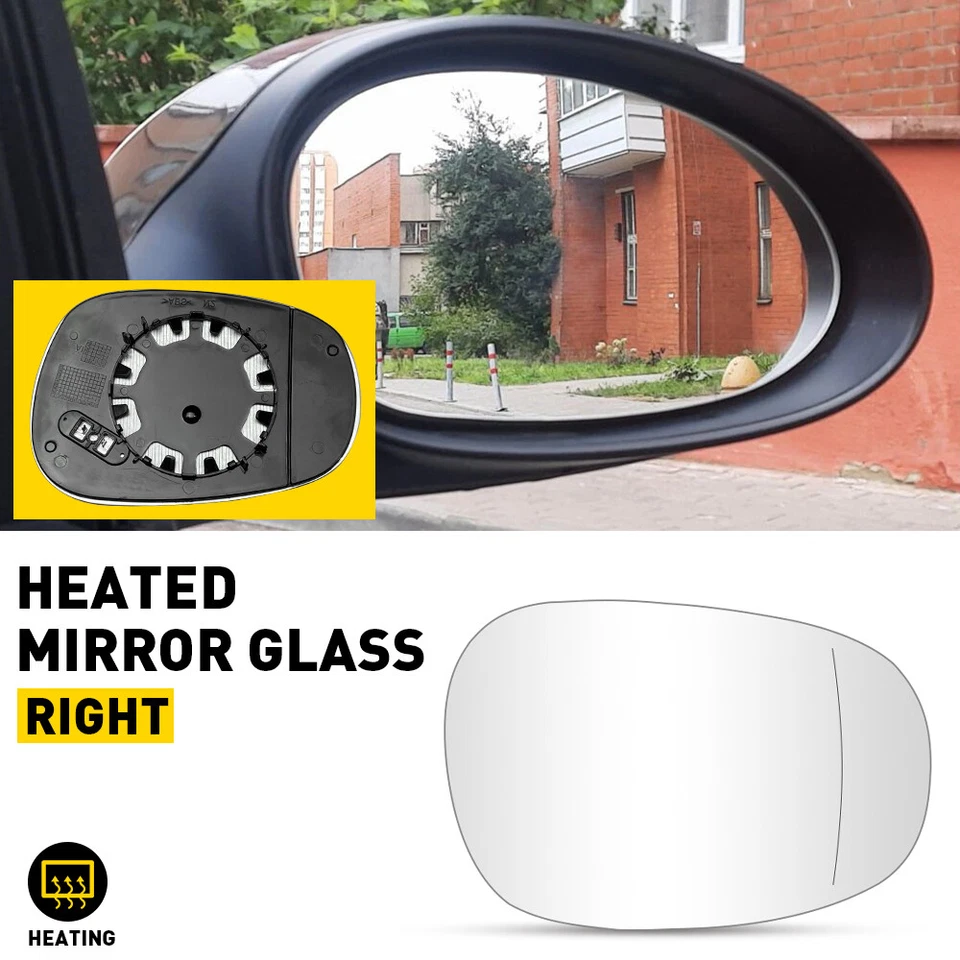 Для BMW E81 E90 E91 E92 325i 328i 335i 2009-11 правостороннее зеркало стекло с подогревом - Изображение 1 из 4