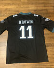 Mens NFL Nike Black Philadelphia Eagles AJ Brown #11 Jersey Large NWT