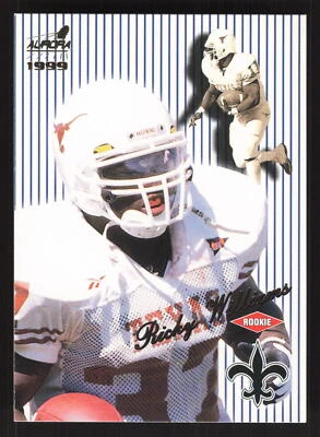 Ricky Williams RC Pinstripes 1999 Pacific Aurora #94 Texas / Saints Football - Image 1 of 2