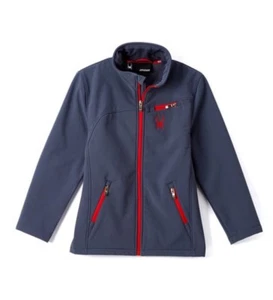 New Spyder Kids Youth Boys Jacket Waterproof Breathable Gray Size XL $129 - Picture 1 of 12