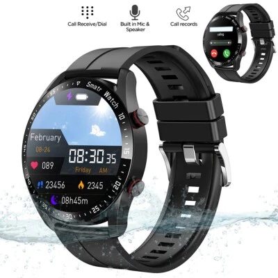Smart Watch For Men/Women Waterproof Sports Bluetooth Call Watch iPhone Samsung - Image 1 of 4