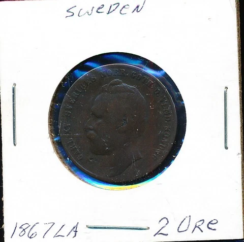 SWEDEN - 2 ORE - 1867 - K706 - #4809 Cover