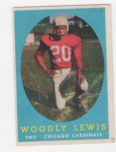 1958 Topps Football Woodley Lewis Chicago Cardinals #82 - Bild 1 von 2