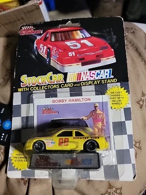 1991 Racing Champions,  Bobby Hamilton, #S-68Winston Cup Scene Promo-CARD UPSIDE - Image 1 of 4