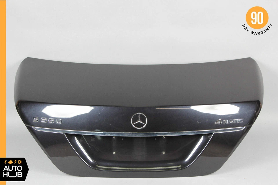 07-13 Mercedes W221 S550 S600 S63 AMG Trunk Lid Shell Chromite Black OEM - Image 1 of 4