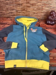 Jinx Blizzard Adult Hoodie Full Zip Jacket Green/Gray/Yellow Small - Picture 1 of 9