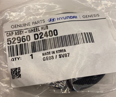 正品零件 HYUNDAI Genesis 52960 D2400 帽子 ASSY-WHEEL HUB — 第 1/3 张图片