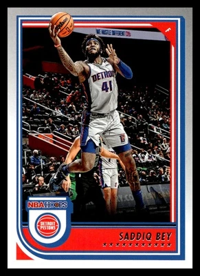 2022 Hoops #62 Saddiq Bey Detroit Pistons Basketball Card - Image 1 of 2