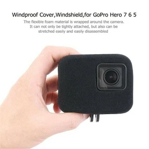 Windproof Sponge Wind Noise Reduction Foam Case Cover For Gopro hero 5 6 7 Black - Picture 1 of 12